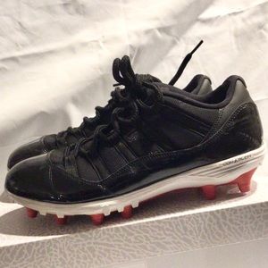 Jordan 11 retro Bred football cleats